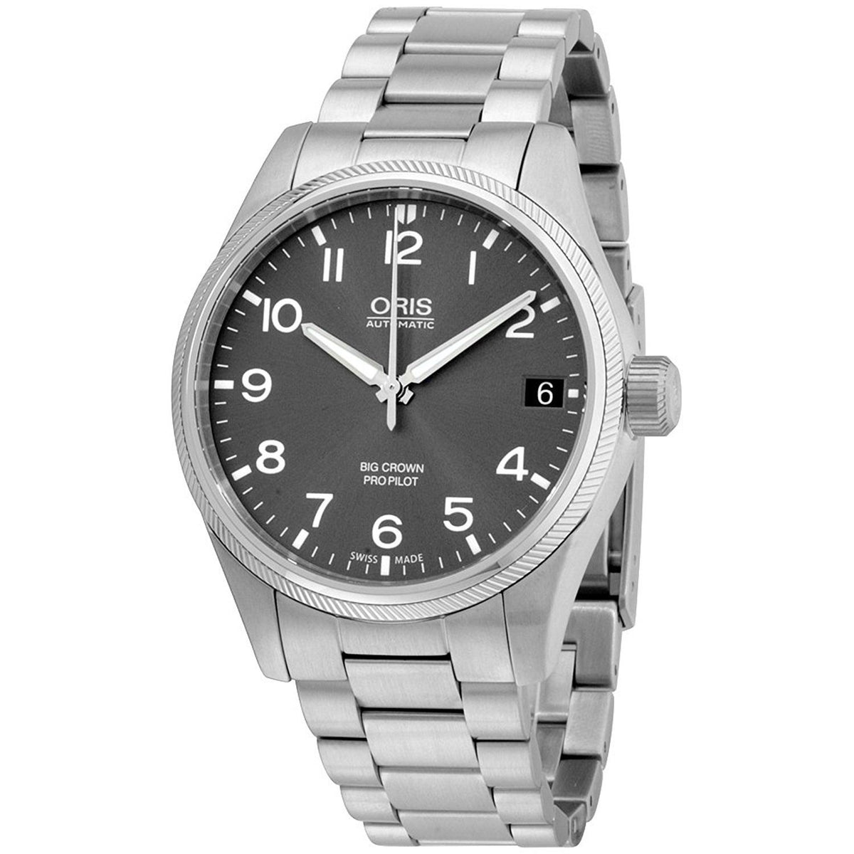 Oris Men&#39;s 75176974063MB Big Crown ProPilot Stainless Steel Watch