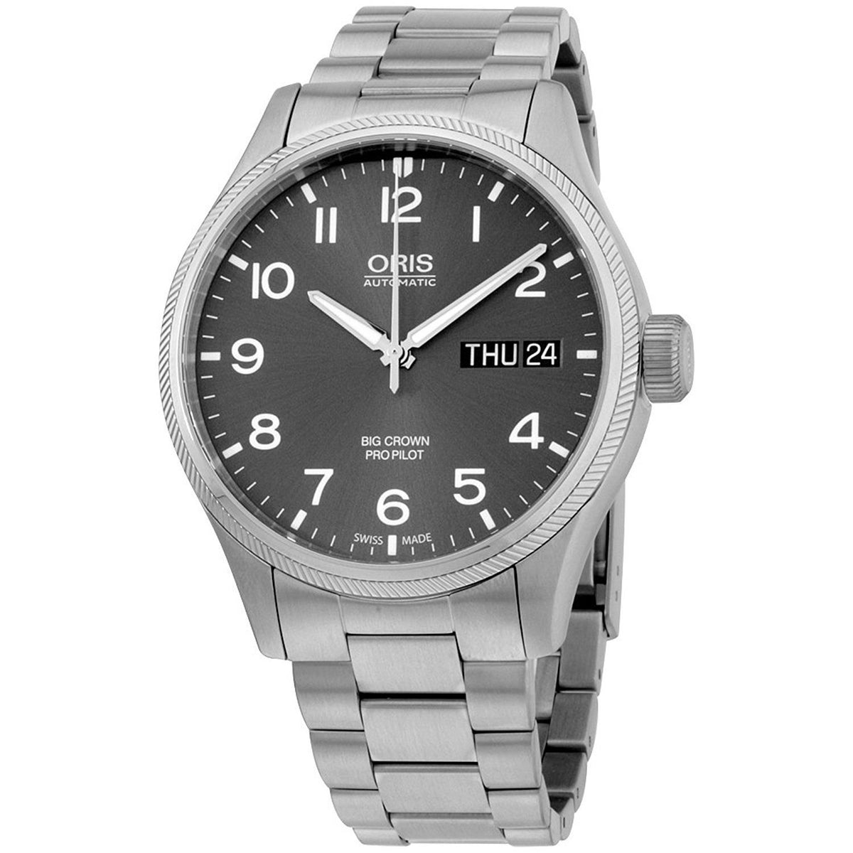 Oris Men&#39;s 75276984063MB Big Crown ProPilot Stainless Steel Watch