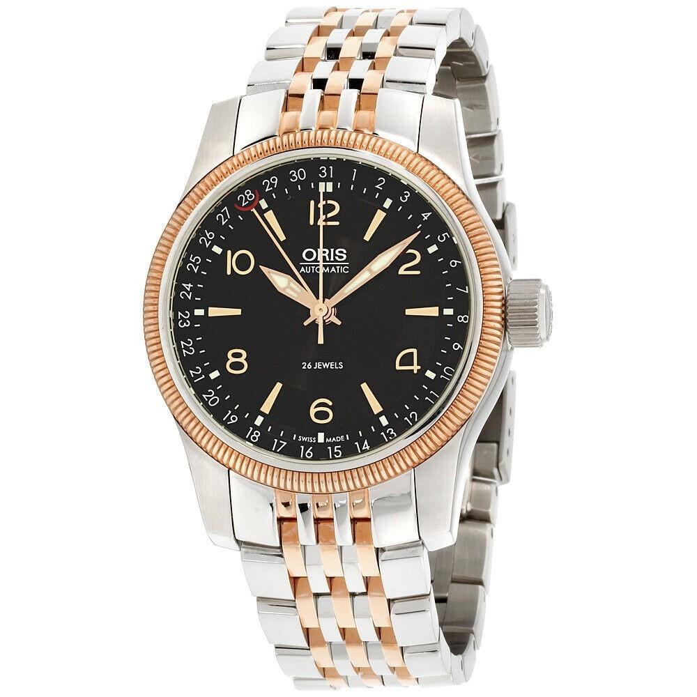 Oris Men's 75476284364MB Big Crown Pointer Date Date Indicator Around the Outer Rim Two-Tone Stainless Steel Watch