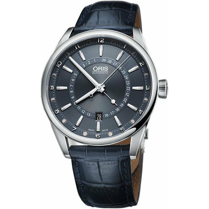 Oris Men&#39;s 76176914085LS Artix Tycho Brahe Limited Blue Leather Watch