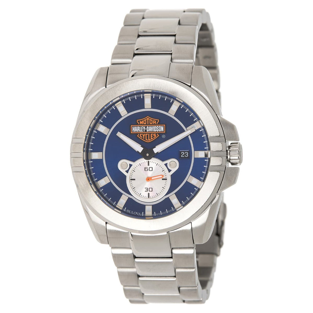 Bulova Harley-Davidson Men's 76B183 Harley-Davidson Stainless Steel Watch