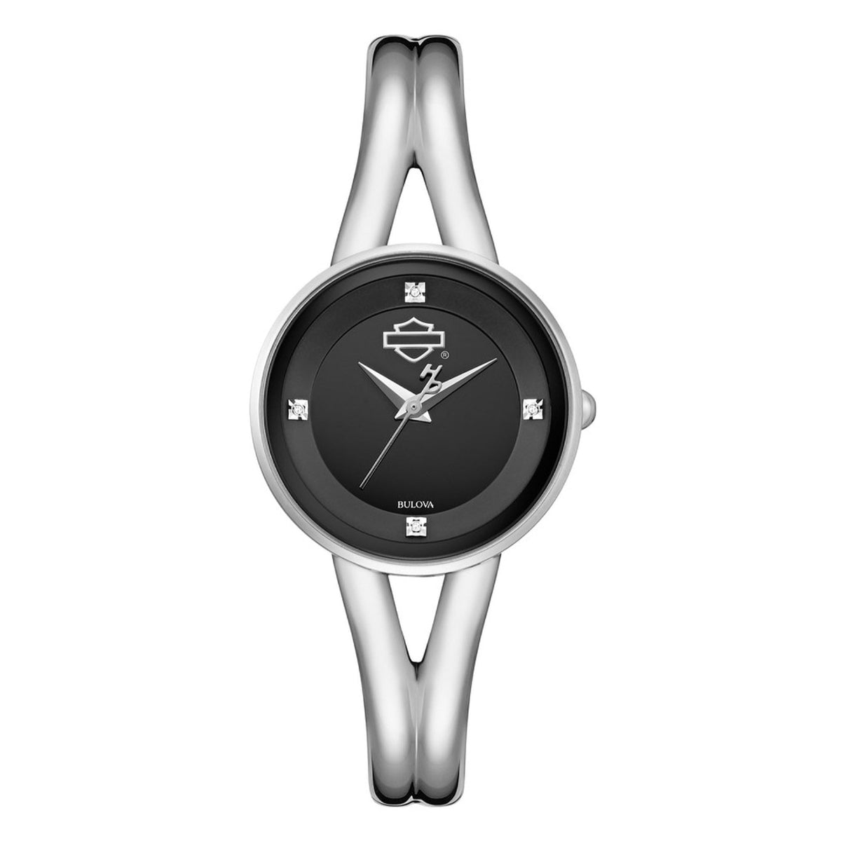 Bulova Harley-Davidson Women's 76P102 Harley-Davidson Stainless Steel Watch