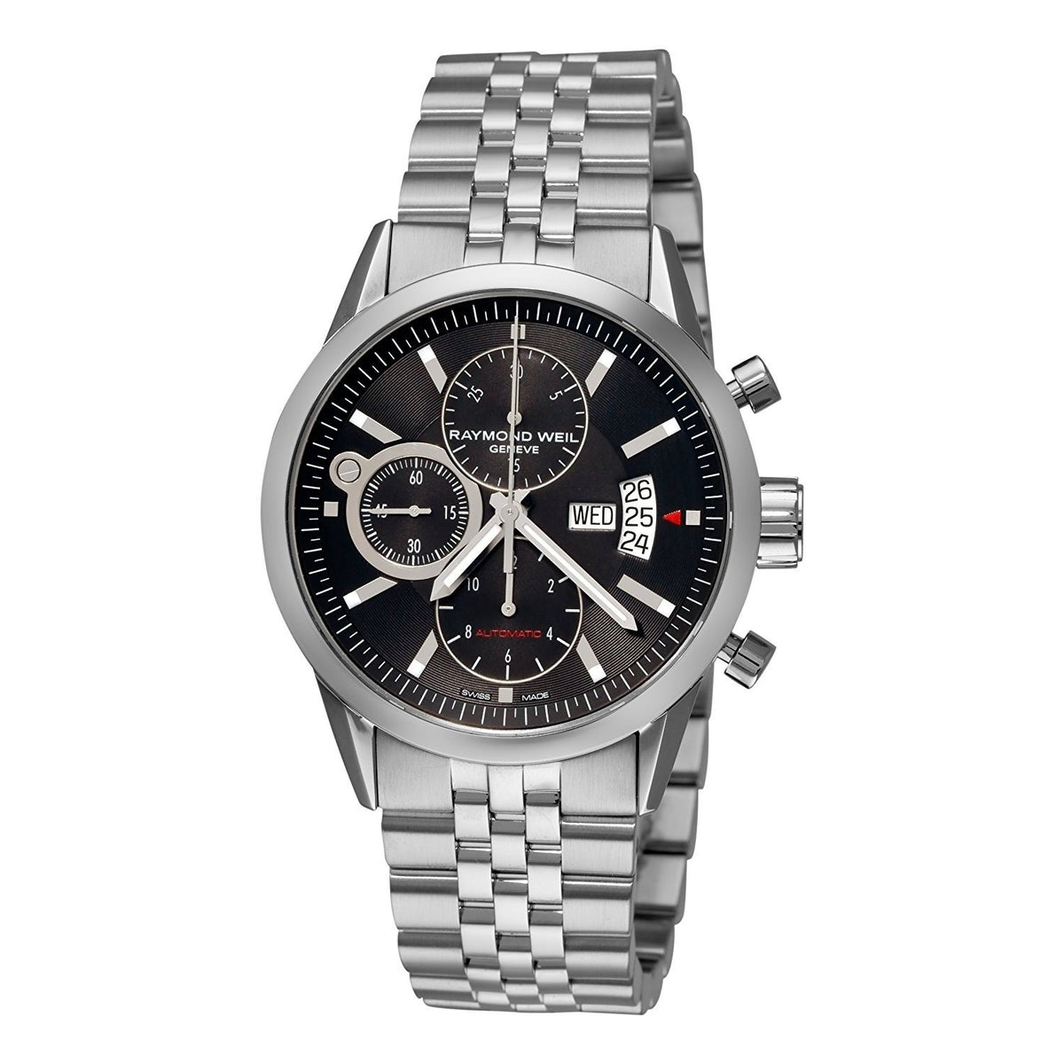 Raymond Weil Men&#39;s 7730-ST-20001 Freelancer Chronograph Automatic Stainless Steel Watch