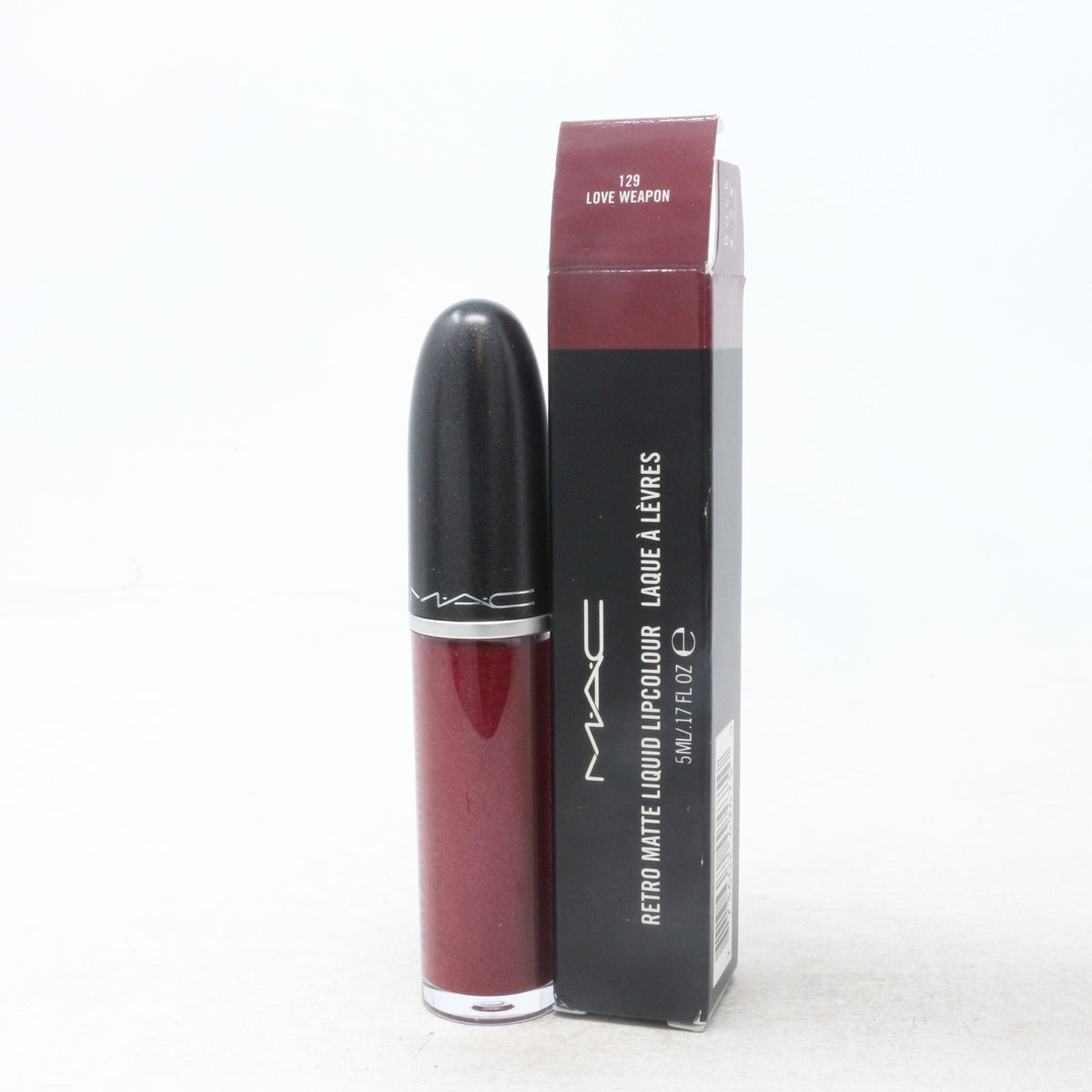 Mac Cosmetics Retro Matte Liquid Lipcolour (129 Love Weapon) 0.17 Oz (5 Ml)  