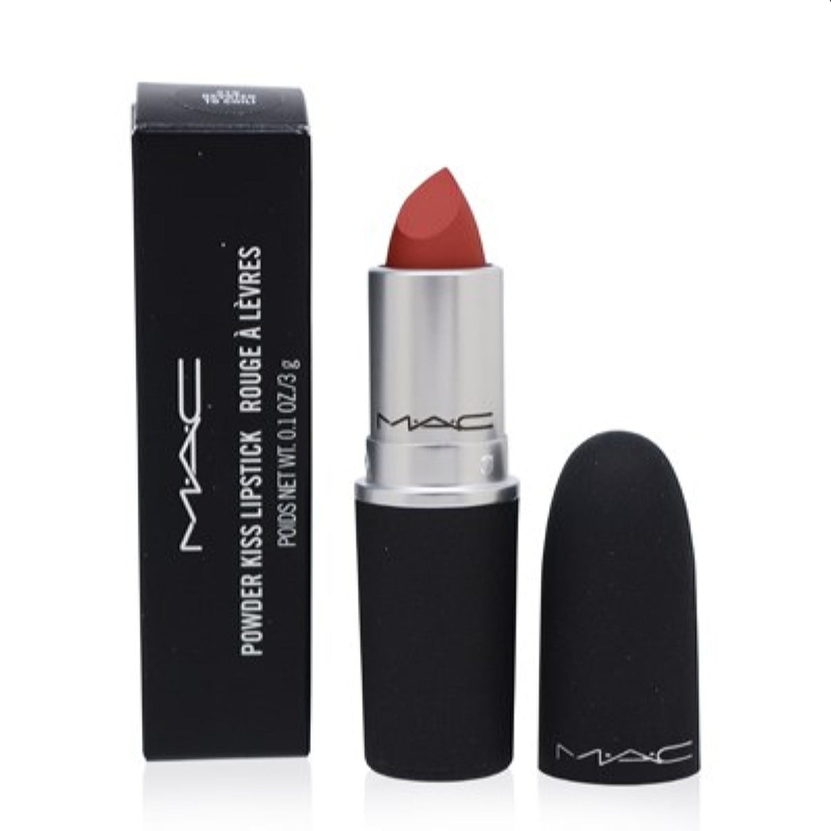 Mac Cosmetics Powder Kiss Lipstick (Devoted To Chili) 0.1 Oz (3 Ml)  