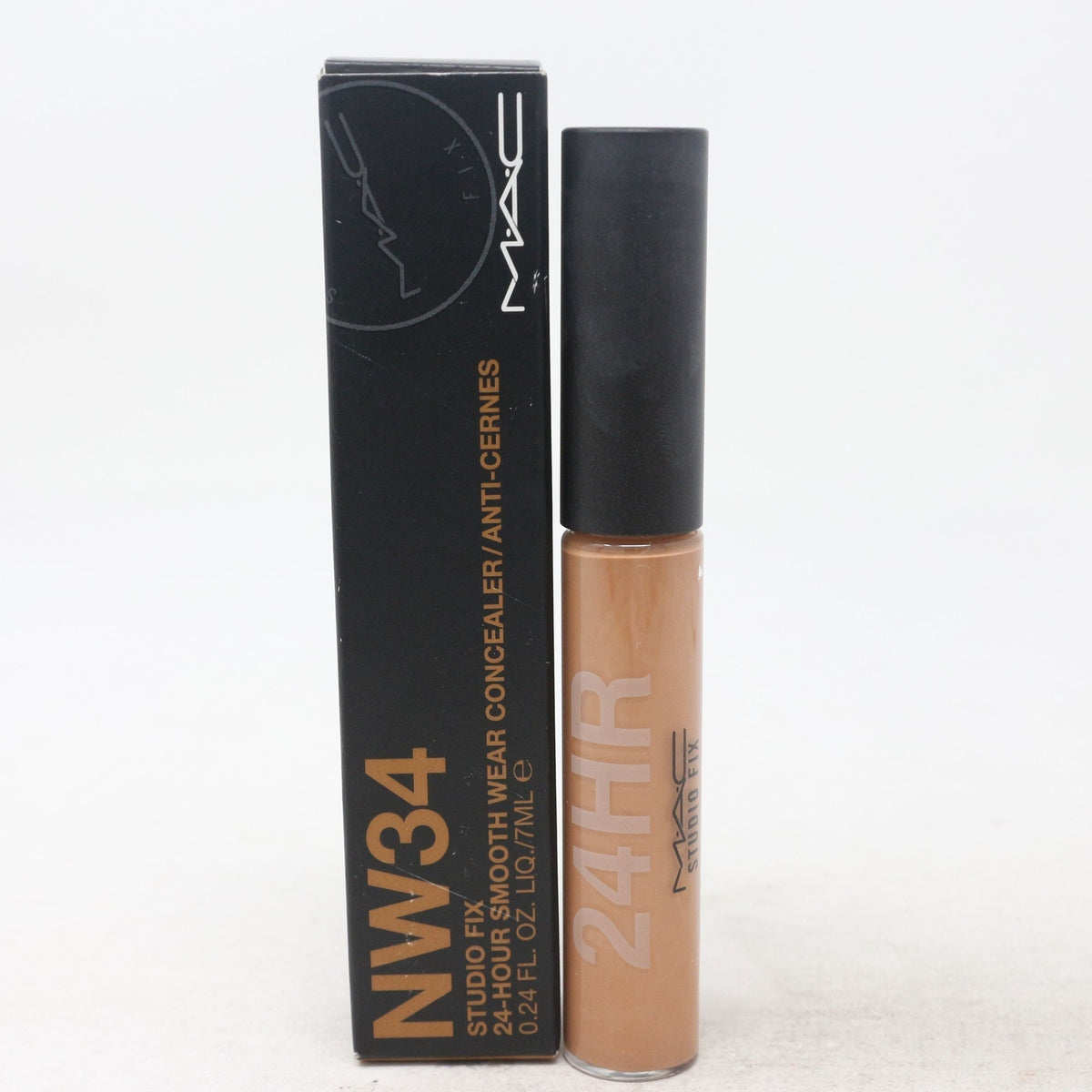 Mac Cosmetics Studio Fix 24-Hour Smooth Wear Concealer (Nw34) 0.23 Oz (7 Ml)  