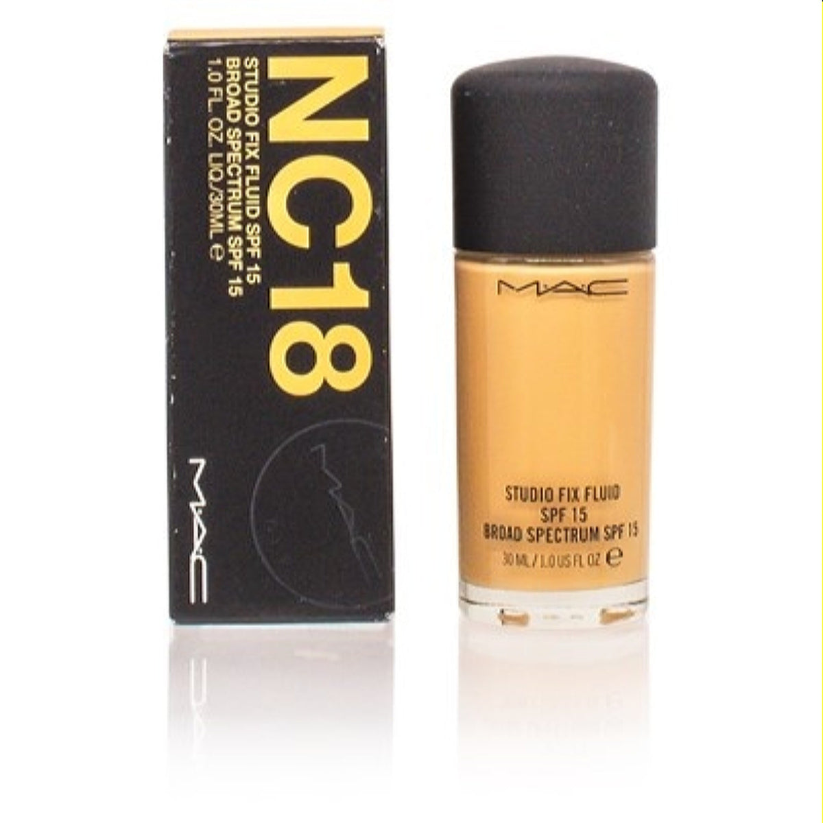 Mac Cosmetics Studio Fix Fluid Spf 15 (Nc18) 1.0 Oz (30 Ml)  