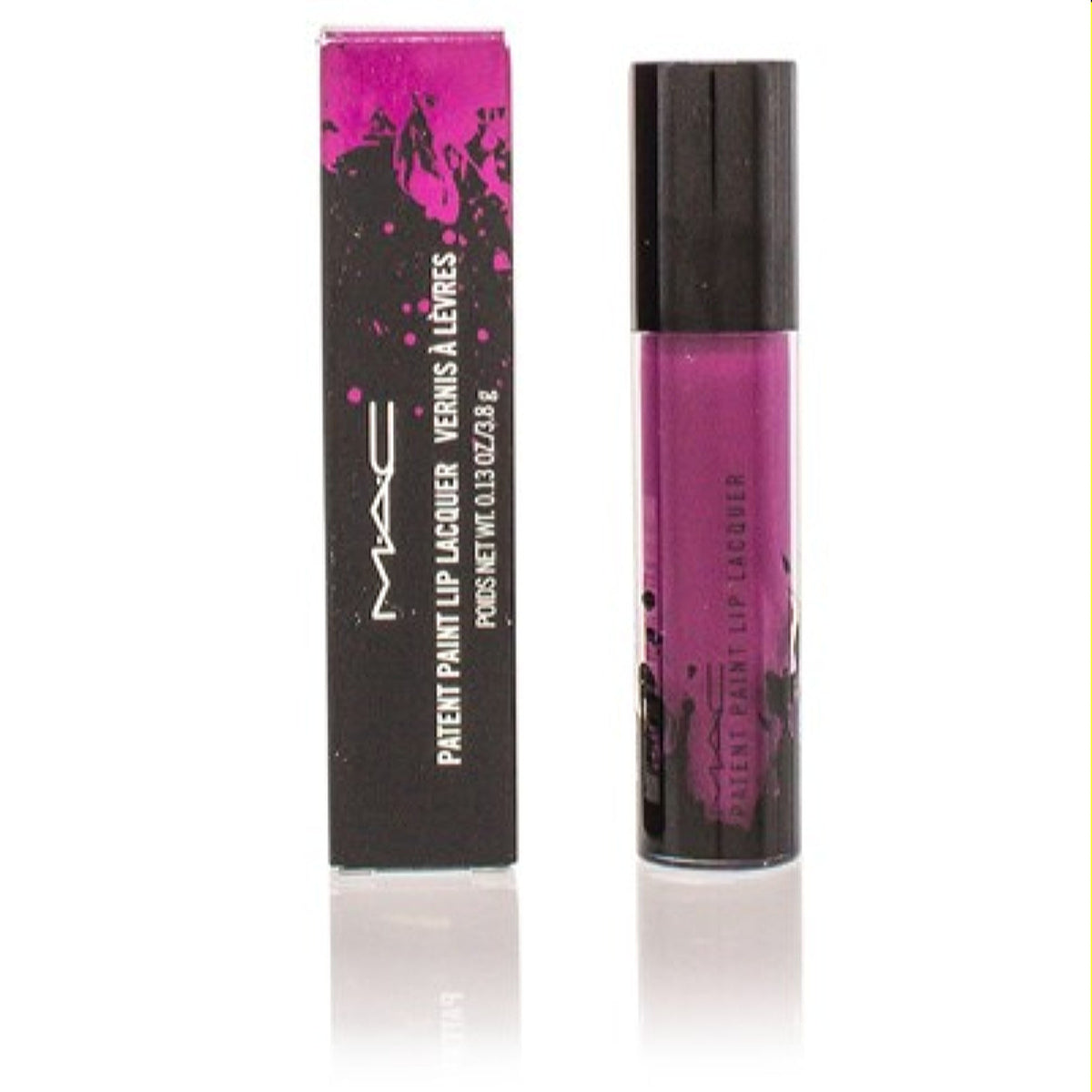 Mac Cosmetics Patent Paint Lip Lacquer (596 Vinyl Underground) 0.1 Oz (3 Ml) SHYG