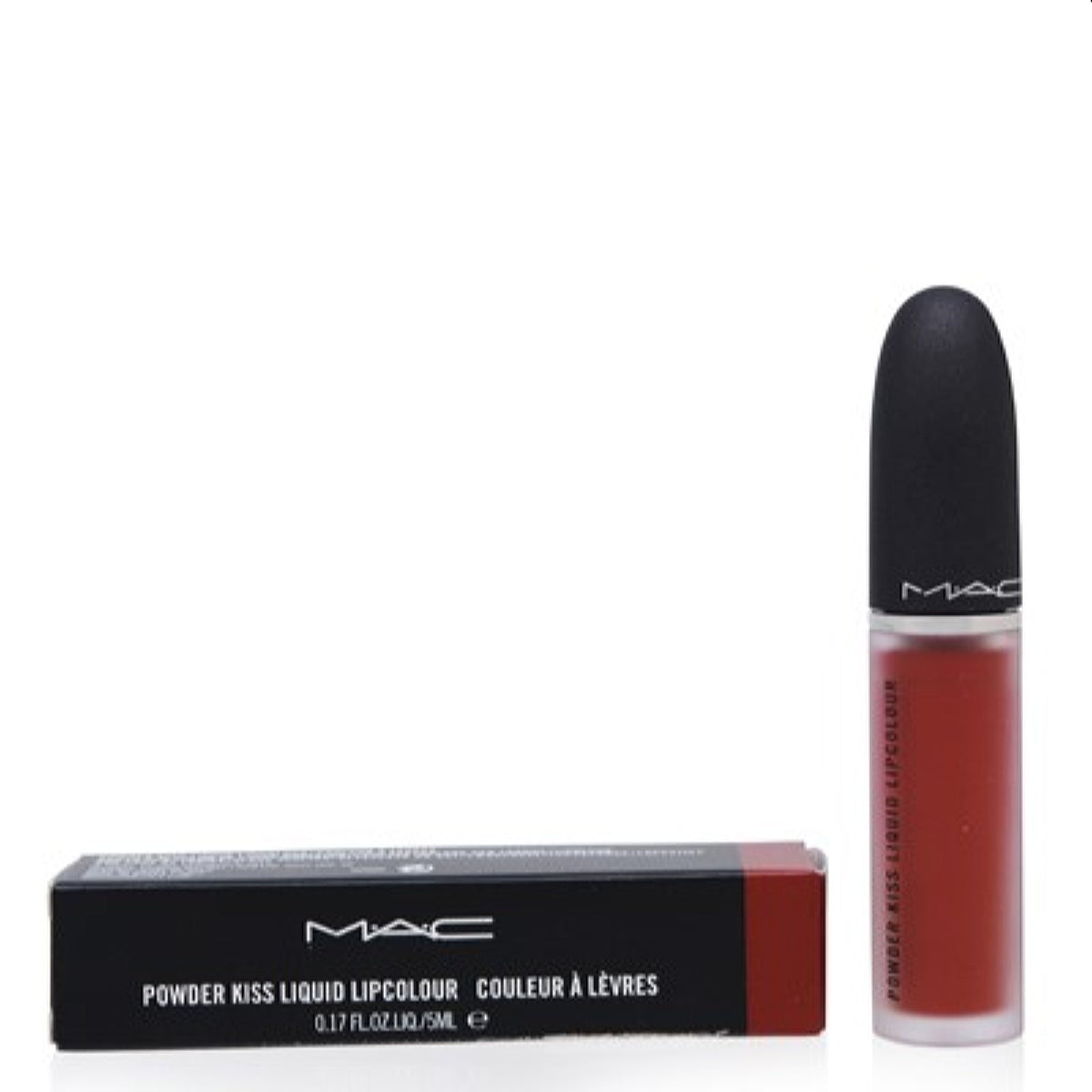 Mac Cosmetics Powder Kiss Liquid Lipcolour (991 Devoted To Chili) 0.17 Oz (5 Ml)  