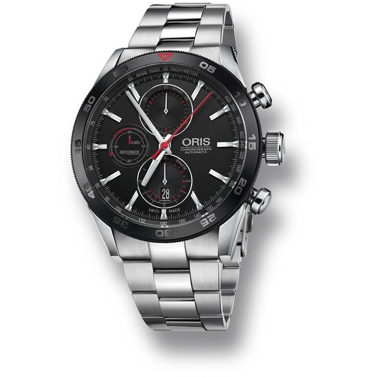 Oris Men&#39;s 77476614424MB Artix GT Chronograph Stainless Steel Watch