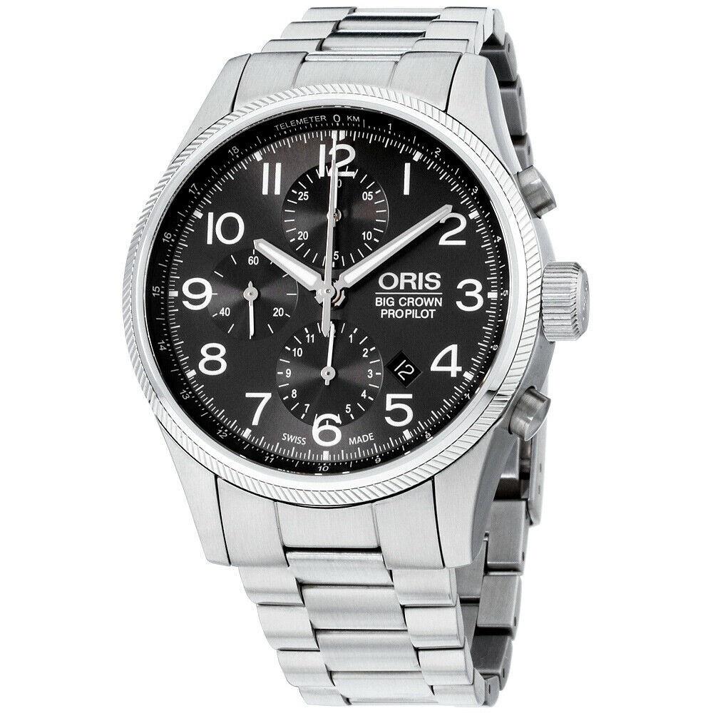 Oris Men&#39;s 77476994063MB Big Crown Chronograph Stainless Steel Watch