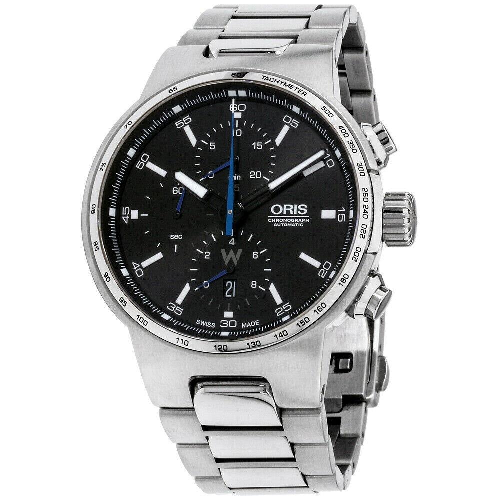 Oris Men&#39;s 77477174154MB Williams Chronograph Stainless Steel Watch