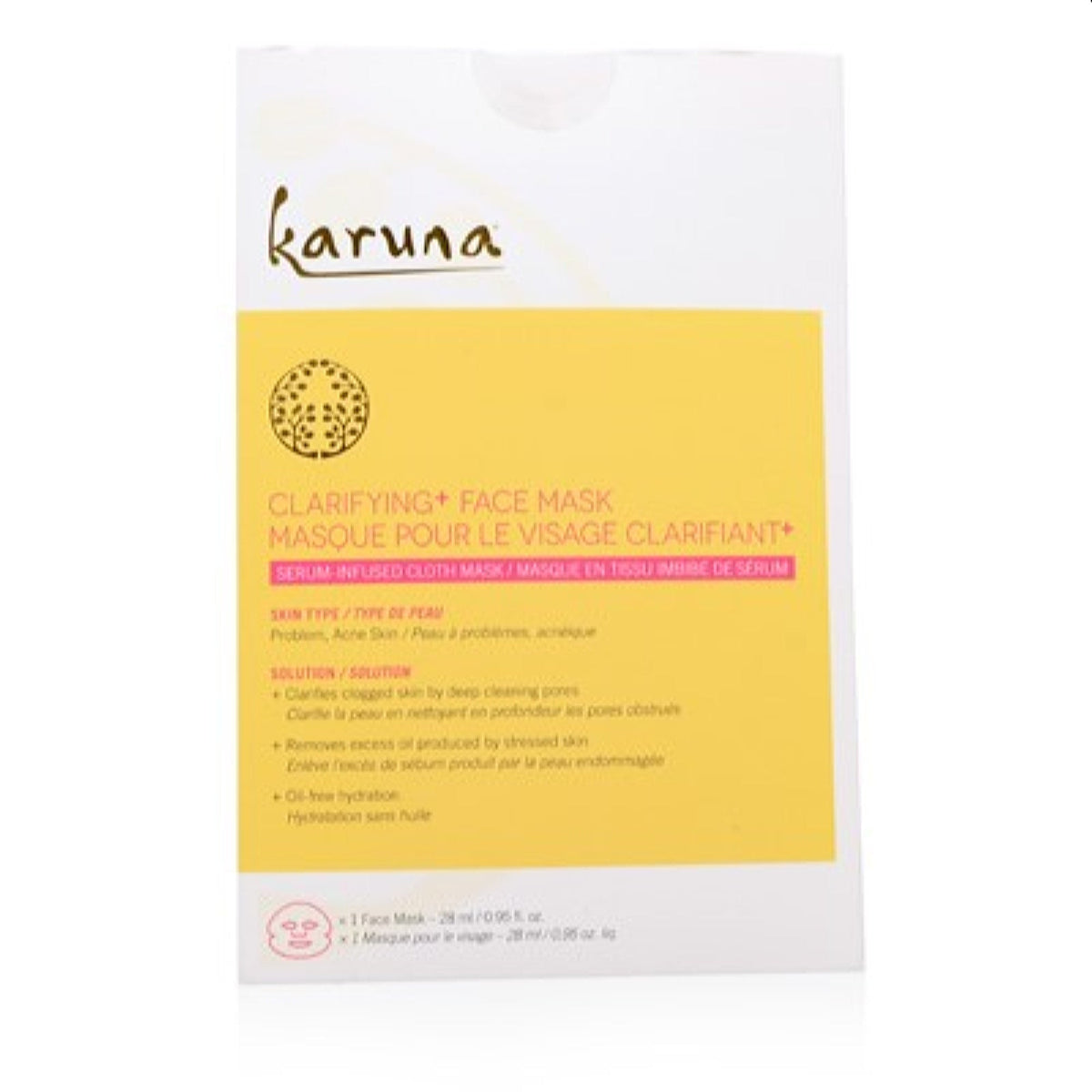 Karuna Clarifying+Face Mask 0.95 Oz (28 Ml)  
