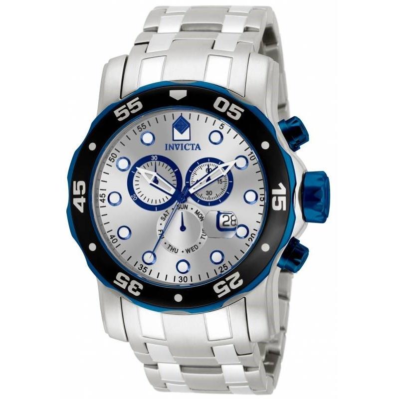 Invicta Men's 80043 Pro Diver Scuba Chronograph Stainless Steel Watch