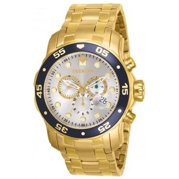 Invicta Men&#39;s 80067 Pro Diver Scuba Gold-Tone Stainless Steel Watch