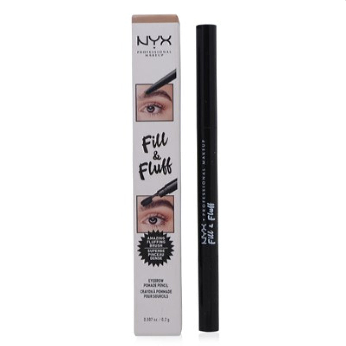 Nyx Fill &amp; Fluff Eyebrow Pomade Pencil (Blonde) 0.007 Oz (0.2 Ml)  