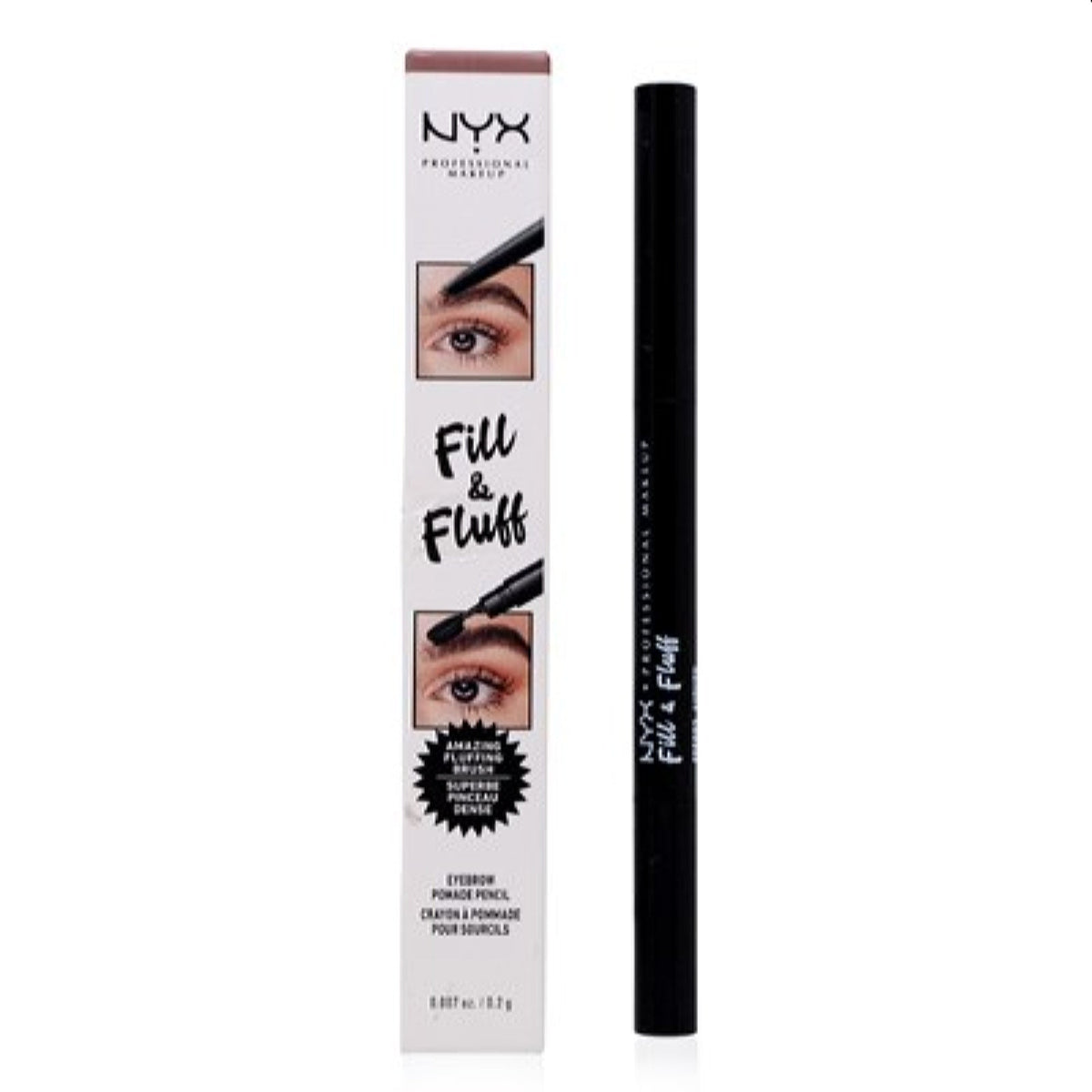 Nyx Fill &amp; Fluff Eyebrow Pomade Pencil (Auburn) 0.007 Oz (0.2 Ml)  