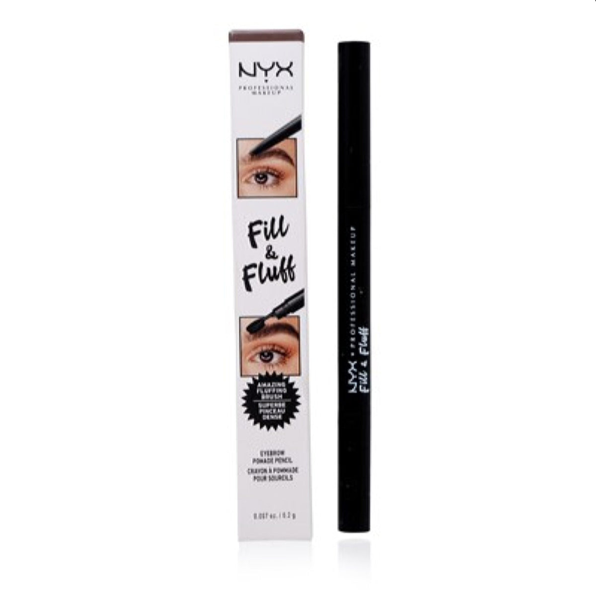 Nyx Fill &amp; Fluff Eyebrow Pomade Pencil (Chocolate) 0.007 Oz (0.2 Ml)  