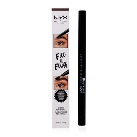 Nyx Fill & Fluff Eyebrow Pomade Pencil (Brunette) 0.007 Oz (0.2 Ml)