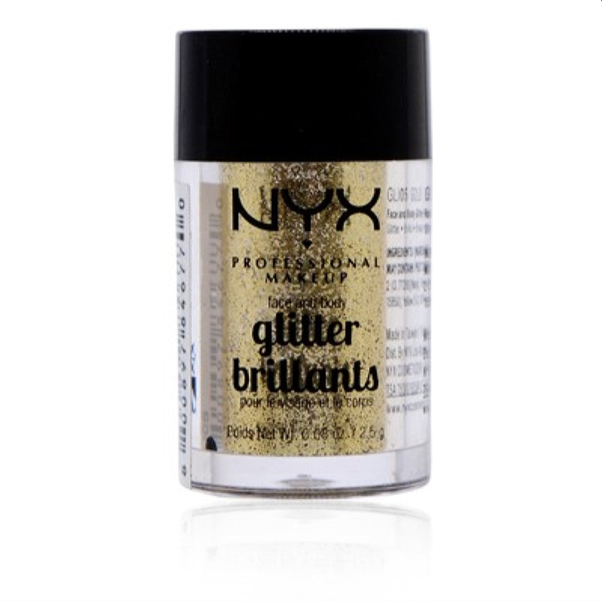 Nyx Face &amp; Body Glitter (Gold) 0.08 Oz  