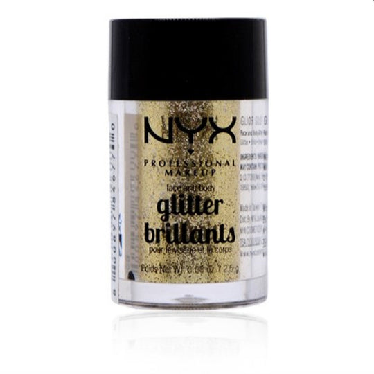 Nyx Face & Body Glitter (Gold) 0.08 Oz