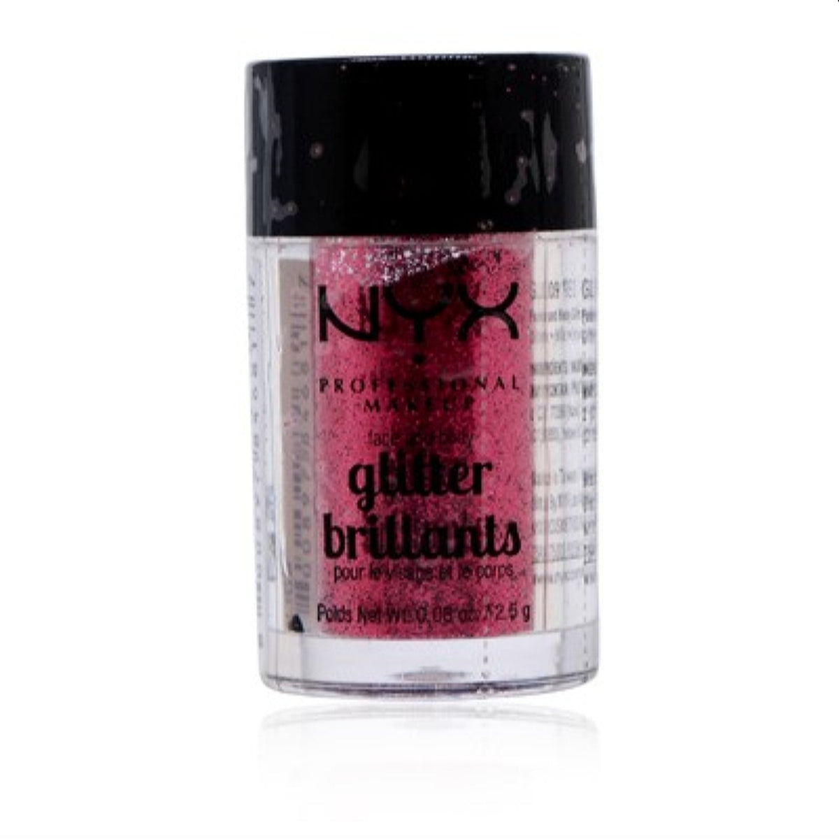 Nyx Face &amp; Body Glitter (Red) 0.08 Oz  