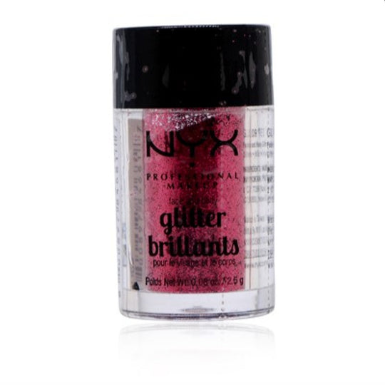 Nyx Face & Body Glitter (Red) 0.08 Oz