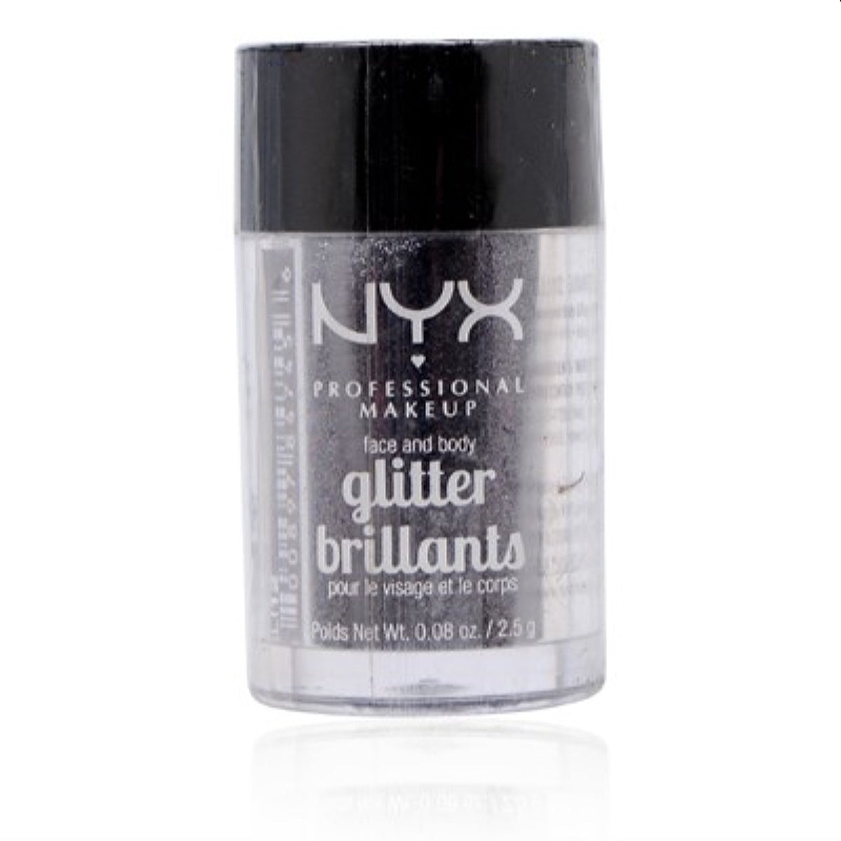 Nyx Face &amp; Body Glitter (Gunmetal) 0.08 Oz  