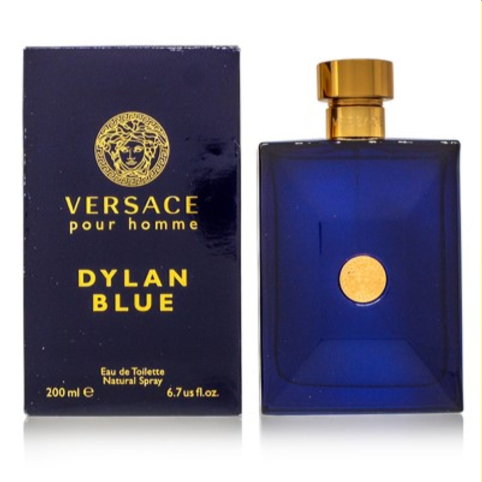 Versace Pour Homme Dylan Blue Eau de Toilette Spray 6.7 oz (Men)