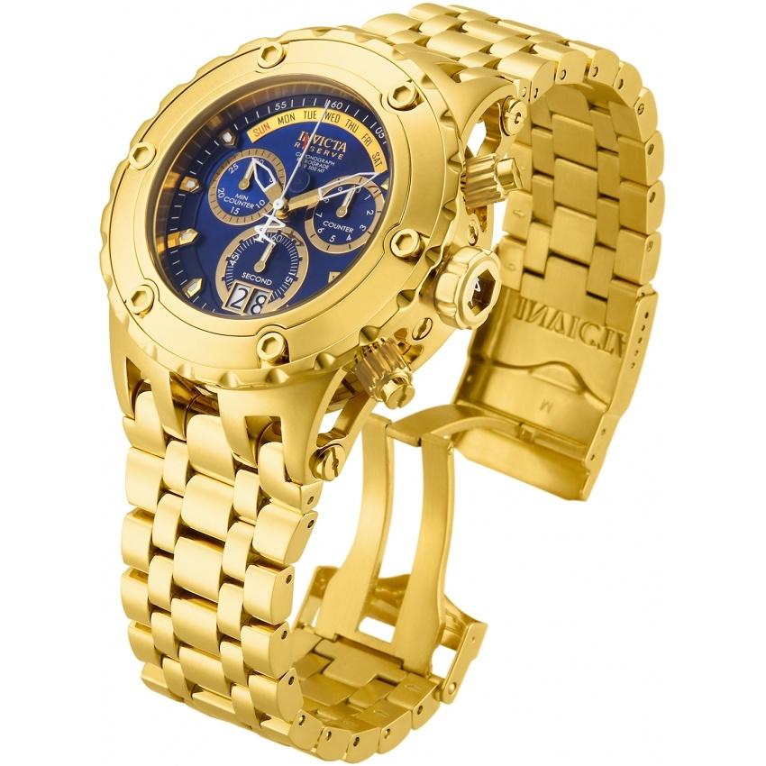 Invicta Men&#39;s 80488 Subaqua Chronograph Gold-Tone Stainless Steel Watch