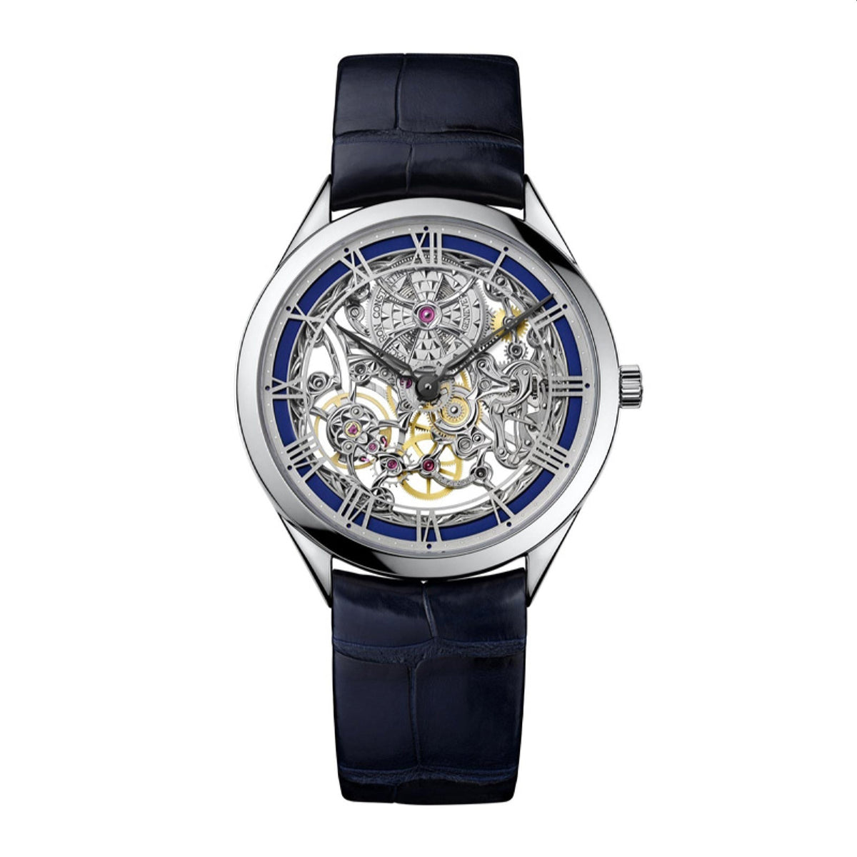 Vacheron Constantin Men's 82020-000G-9925 Metiers D'Art Blue Leather Watch