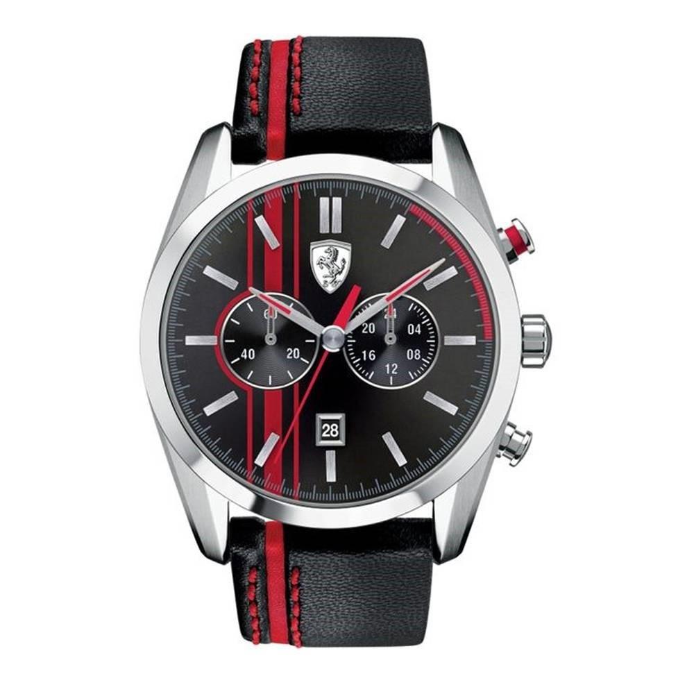 Ferrari Men&#39;s 830177 D50 Chronograph Two-Tone Leather Watch