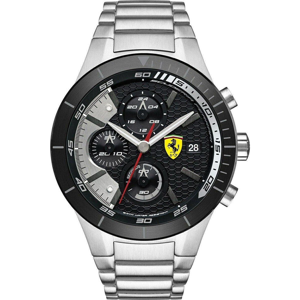 Ferrari Men&#39;s 830263 Red Rev Evo Chronograph Silicone Watch