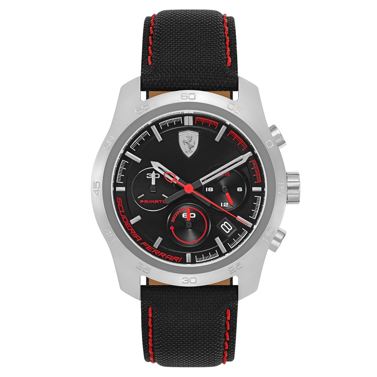 Ferrari Men&#39;s 830444 Primato Chronograph Black Nylon Watch