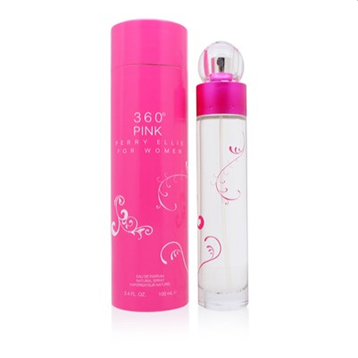 360 Pink Perry Ellis Edp Spray 3.4 Oz (100 Ml) For Women   
