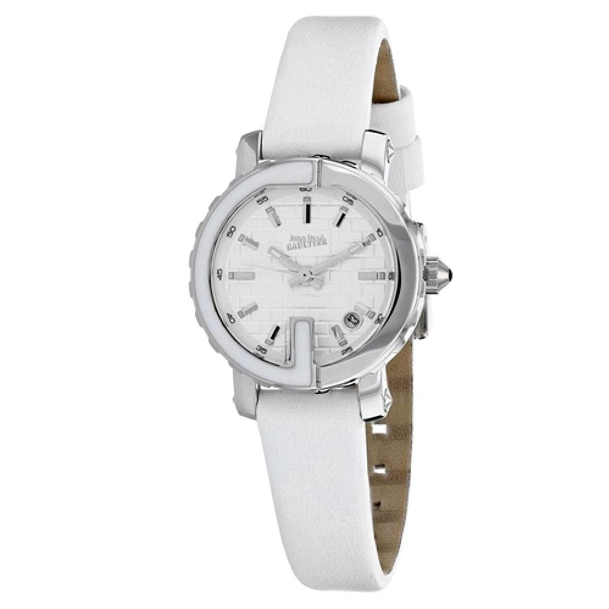 Jean Paul Gaultier Women's 8500509 Classic White Leather Watch