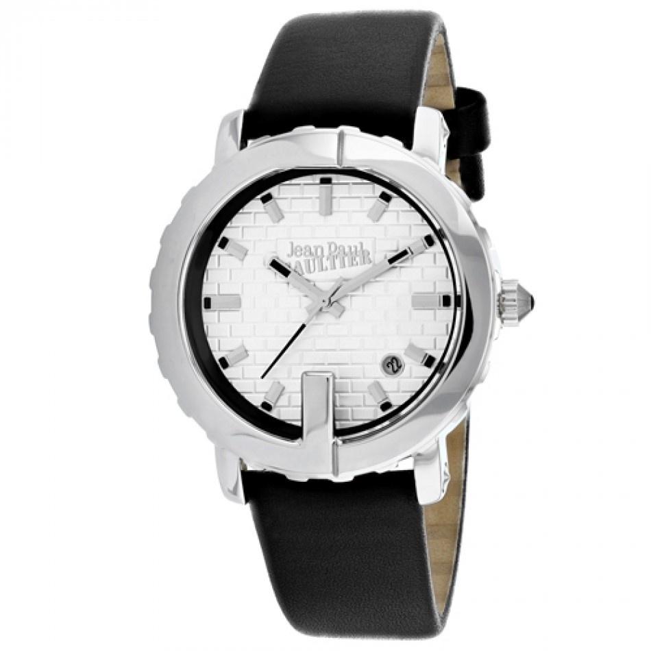 Jean Paul Gaultier Women's 8500515 Classic Black Leather Watch