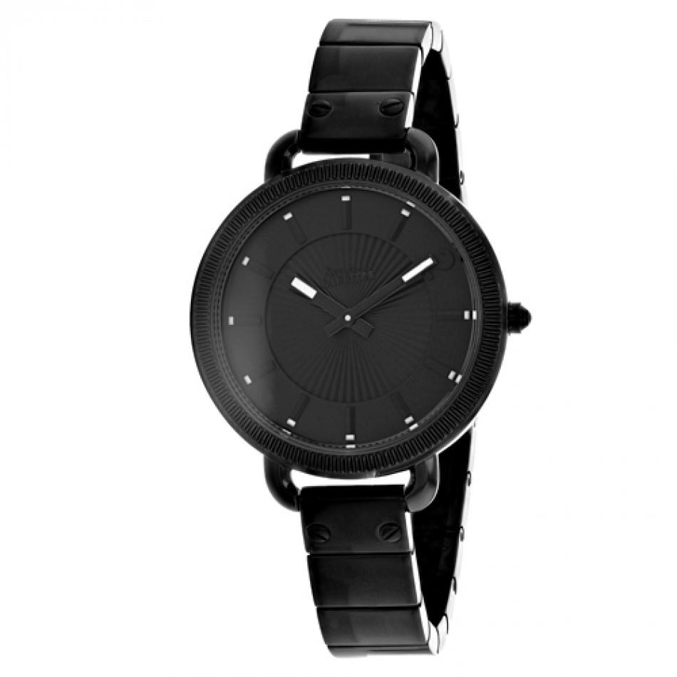 Jean Paul Gaultier Women&#39;s 8504302 Index Black Stainless Steel Watch