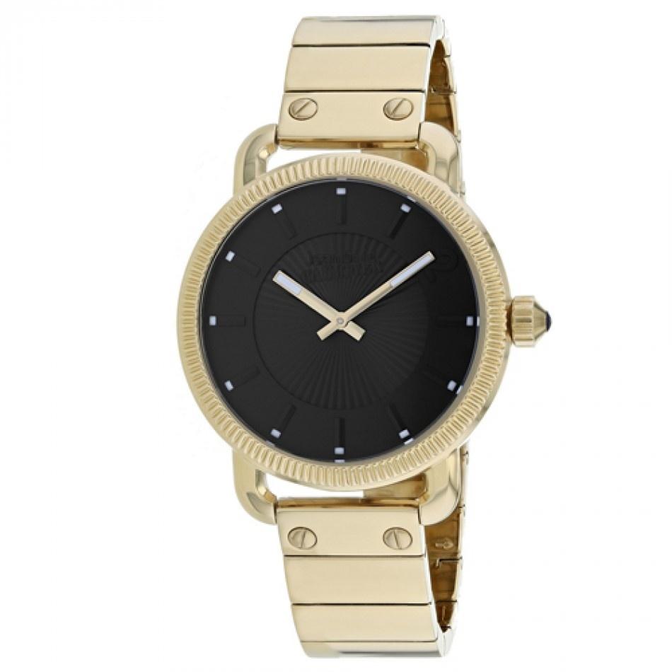 Jean Paul Gaultier Men&#39;s 8504403 Index Gold-Tone Stainless Steel Watch