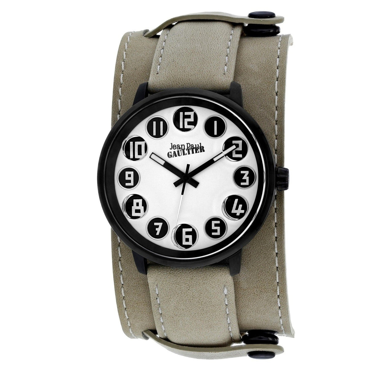 Jean Paul Gaultier Men&#39;s 8504702 Decroche Beige Leather Watch