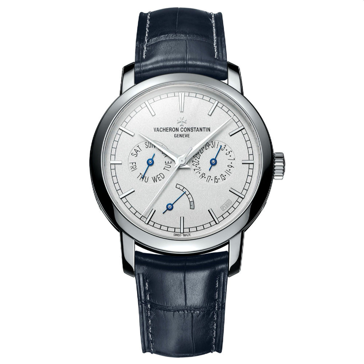Vacheron Constantin Men's 85290-000P-9947 Traditionnelle Blue Leather Watch