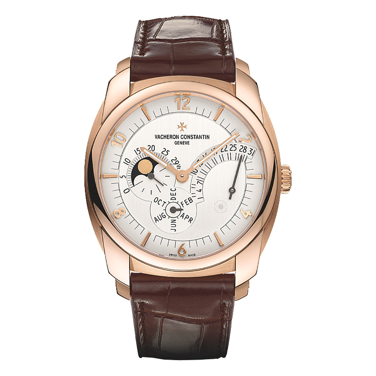 Vacheron Constantin Men's 86040-000R-I0P29 Quai De L'ile Brown Leather Watch