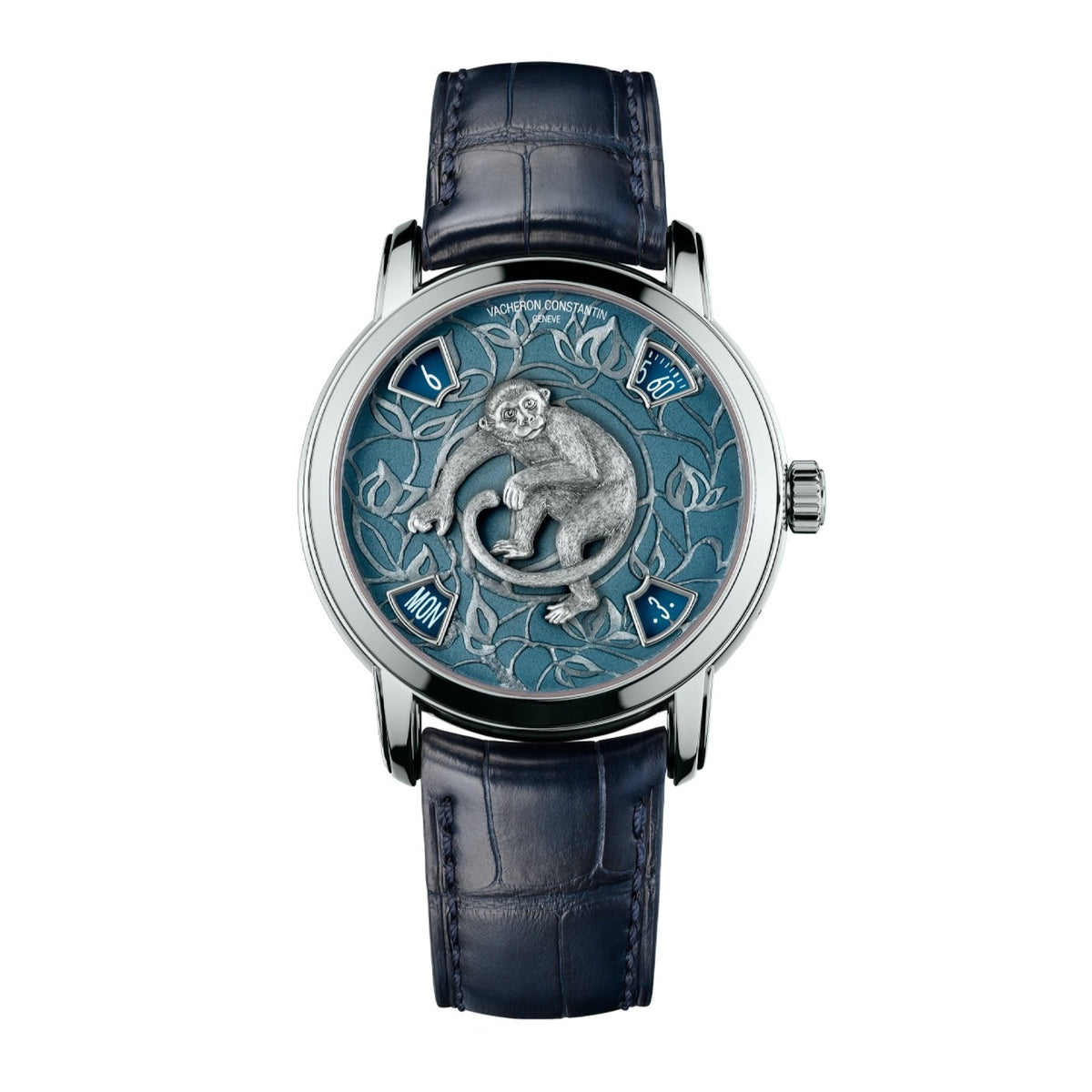 Vacheron Constantin Men's 86073-000P-8972 Metiers d'Art Legend of the Chinese Zodiac Blue Leather Watch