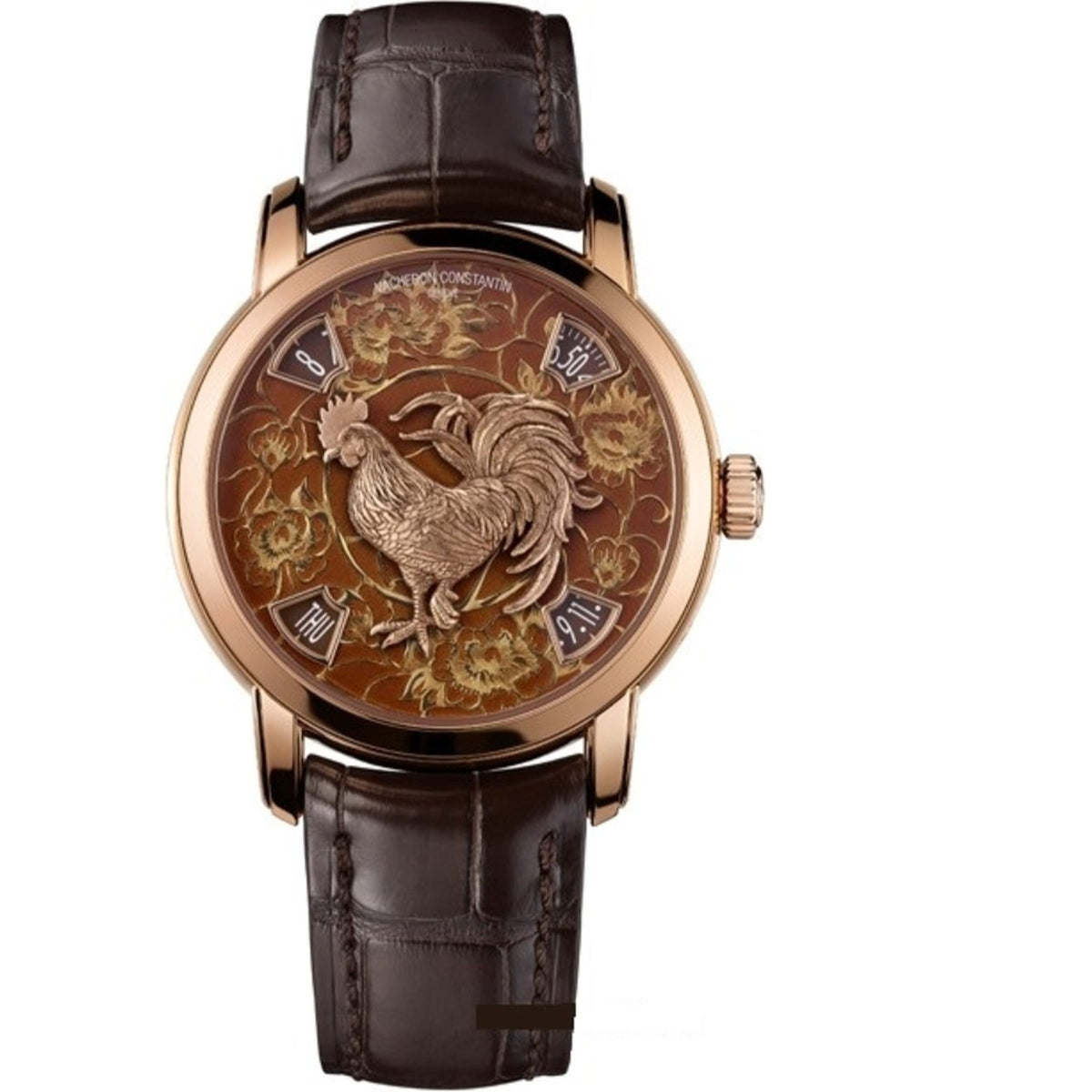 Vacheron Constantin Men's 86073-000R-B153 Metiers d'Art Legend of the Chinese Zodiac Brown Leather Watch