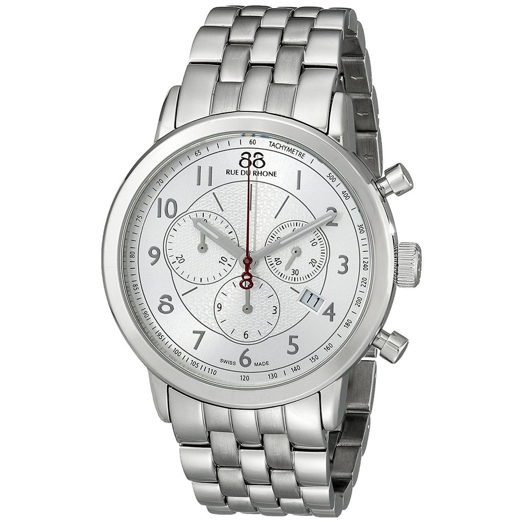 ワイナロマ88 88 Rue Du Rhone Men's 87WA120044 Double 8 Chronograph Stainless