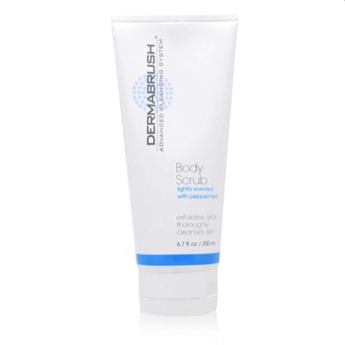 Dermabrush Body Scrub Lightly Scented With Peppermint 6.7 Oz (200 Ml) Unisex 196959