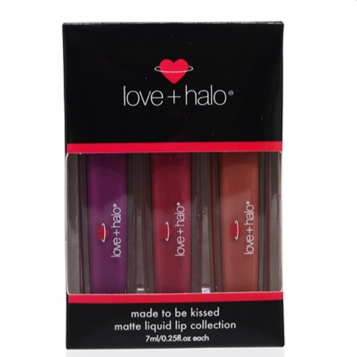 Love+Halo Made To Be Kissed Matte Liquid Lipstick 3 Pc Set    