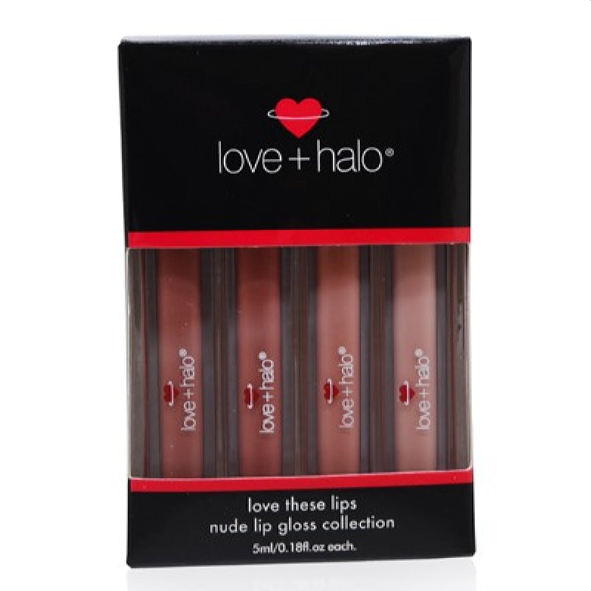 Love+Halo Halo Cosmetics Lipsgloss 4 Pc Set    
