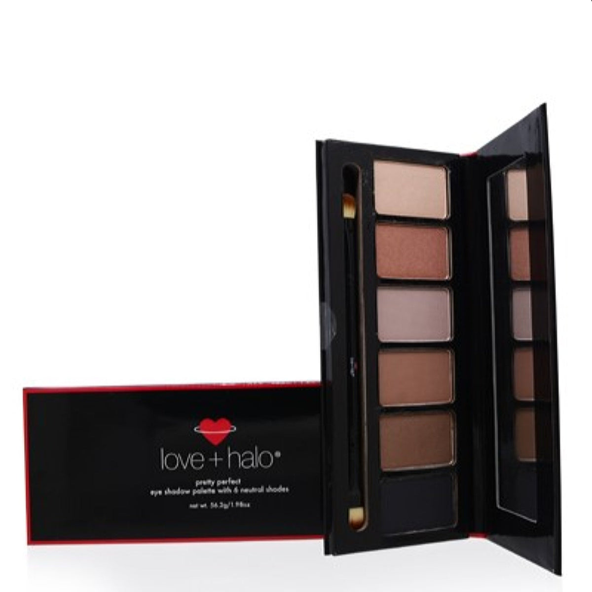 Love+Halo Halo Cosmetics Pretty Perfect Eye Shadow Palette W 6 Shades  