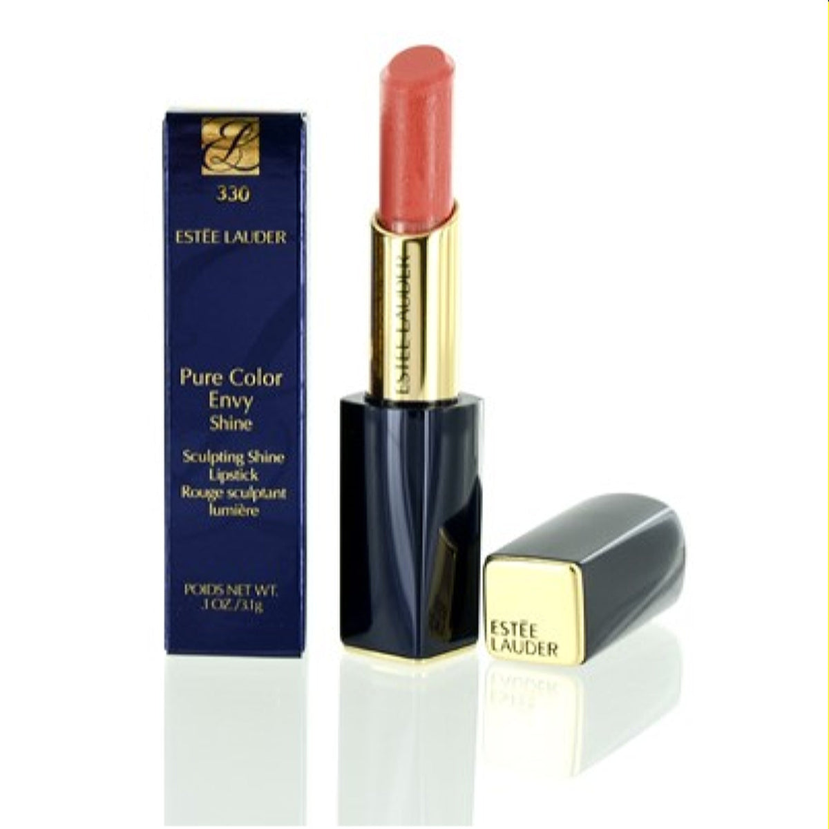 Estee Lauder Pure Color Envy Shine Sculpting Lipstick #330 Boudoir Baby .010 Oz YM6Y-04